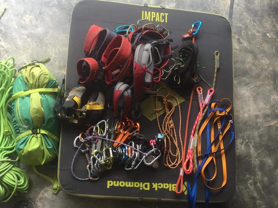Climbing gear for rent and sale The Bunker Koh Tao