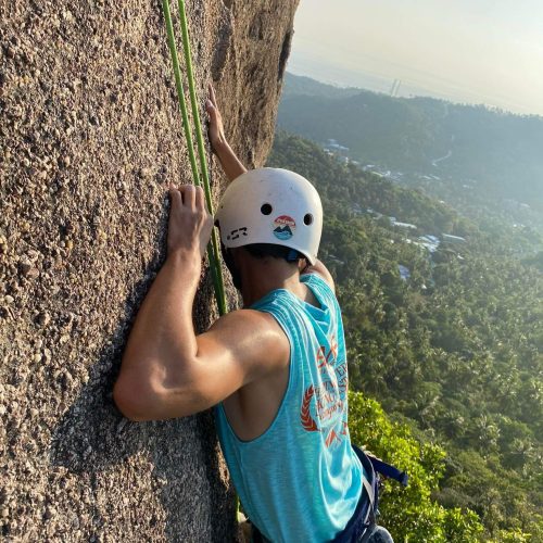 Outdoor rock climbing Koh Tao